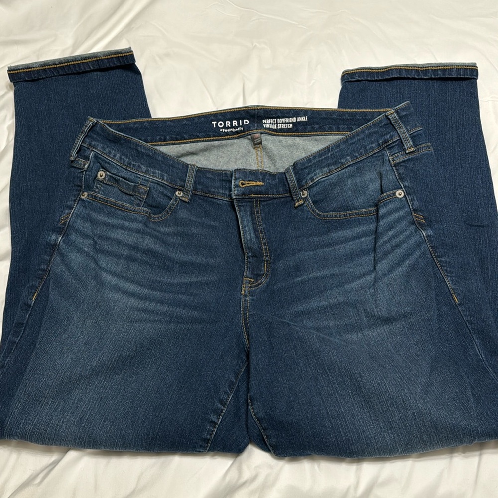 Torrid Perfect Boyfriend Ankle vintage stretch
